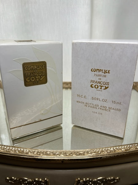 Complice Coty extrait 15 ml. Vintage 1970. Sealed bottle – My old