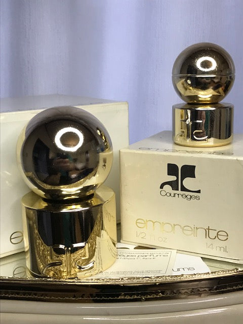 Courrèges Empreinte pur parfum 60 ml. Extrêmement rare, original 1970. Superbe état.