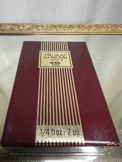 Parfum Weil Chunga 7 ml. Vintage 1977. Flacon scellé