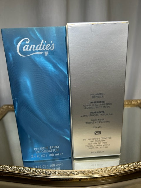 Candie’s M’en Candie’s eau de cologne 100 ml. Raro, vintage 1999. Flacone sigillato