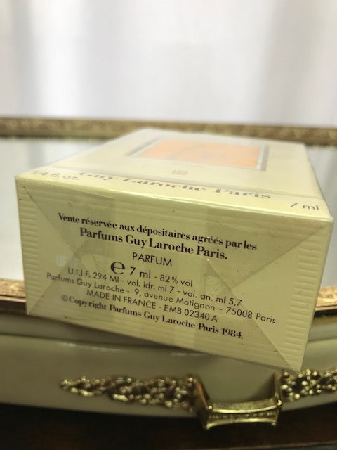 Fidji Guy Laroche parfum pur 7 ml. Rare, vintage 1978. Scellé