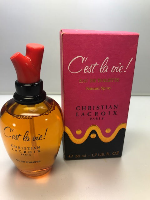 C’est la vie! Christian Lacroix eau de toilette 50 ml. Rare 