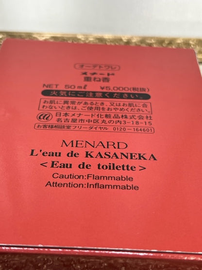 Menard L’eau de Kasaneka edt 50 ml. Vintage first edition. Sealed bottle