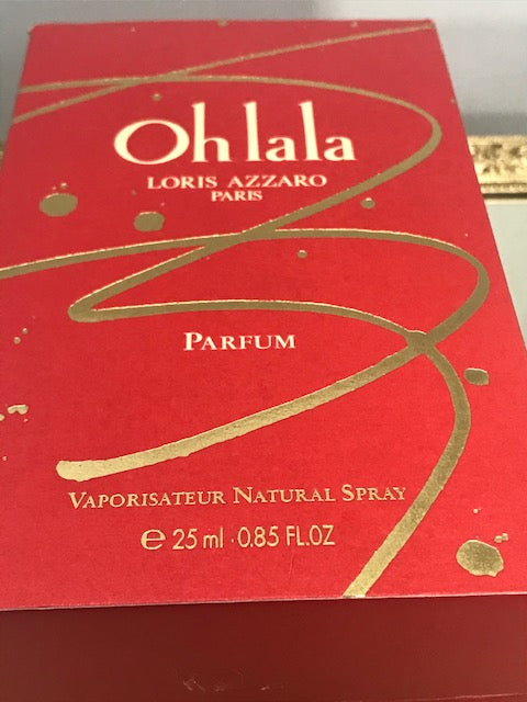 Oh La La Loris Azzaro pur parfum 25 ml. Rare, première édition originale. Scellé