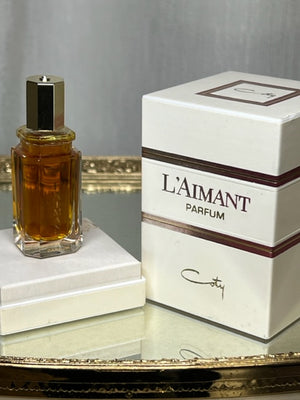 L'Aimant Coty pure parfum 7,5 ml. Vintage 1970. Sealed bottle – My old  perfume