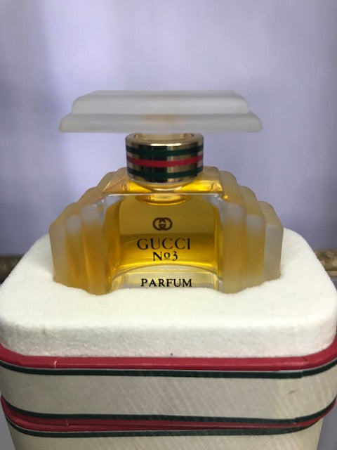 Gucci No 3 pure parfum 7,5 ml. Rare, vintage. Sealed