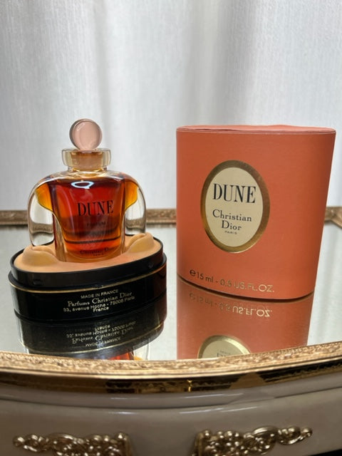 Dior Dune puro profumo 15 ml. Vintage. Bottiglia sigillata