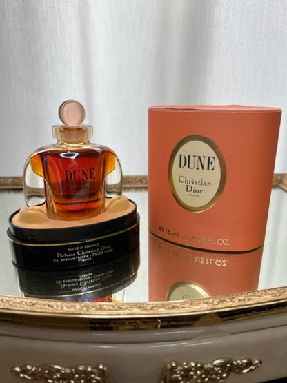 Dior Dune puro profumo 15 ml. Vintage. Bottiglia sigillata