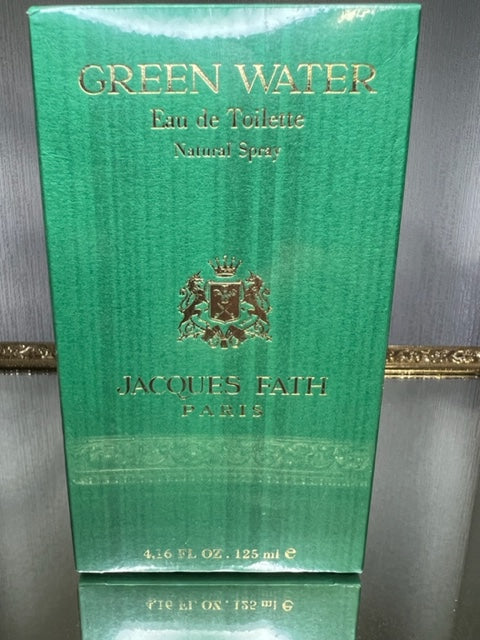 Green Water Jacques Fath edt 125 ml. Rare first formula. 1980 edition. Sealed