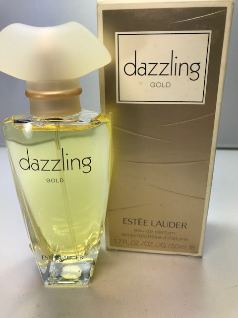 Dazzling gold Estée Lauder eau de parfum 50 ml. Rare vintage