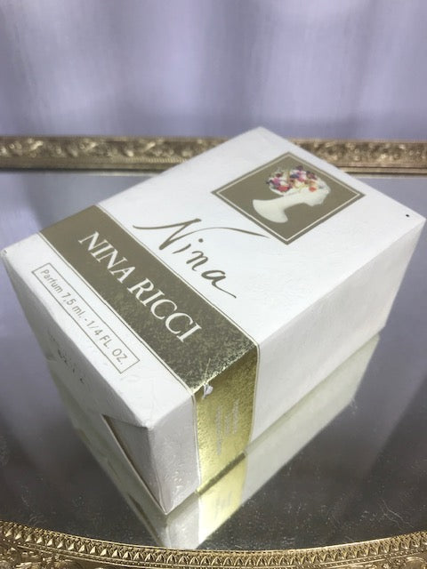 Nina (1987) Nina Ricci pure parfum 7,5 ml. Rare, original 1987 edition. Sealed