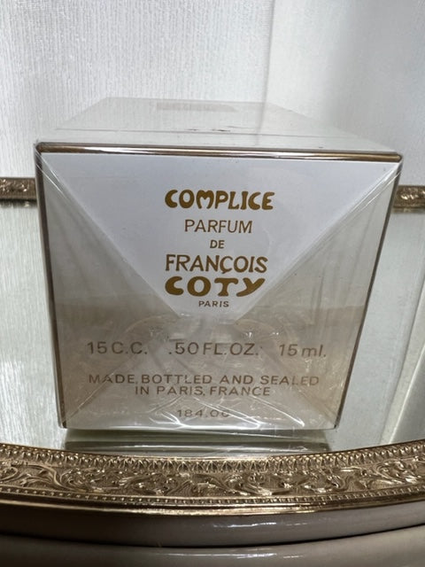 Complice Coty extrait 7,5 ml. Vintage 1970. Flacon scellé