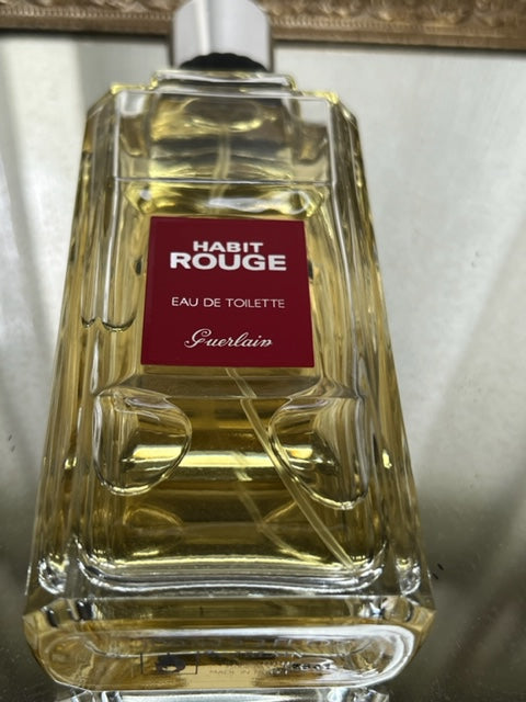 Habit Rouge Guerlain edt 100 ml. Vintage. Box without