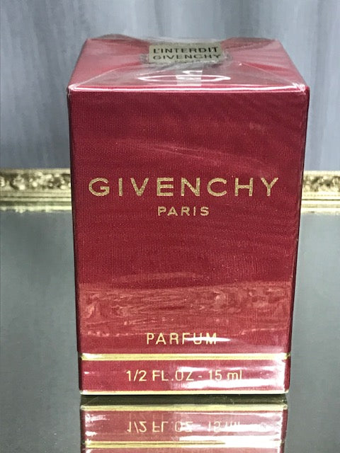L’Interdit Givenchy pur parfum 15 ml. Rare, vintage 1960. Scellé