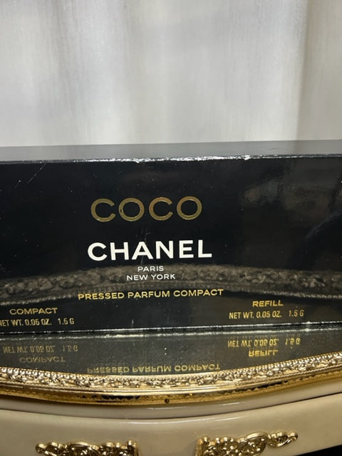Coco parfum Chanel pressed parfum concentree. Sealed 1984 original edition.