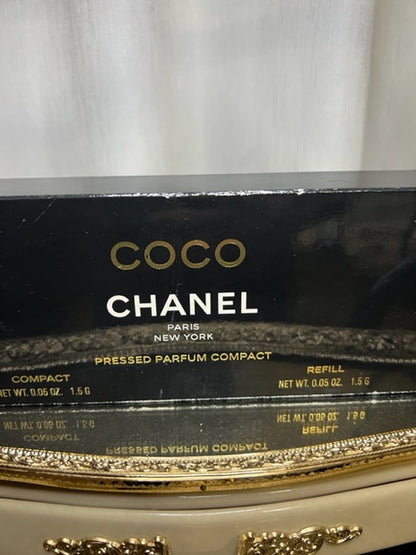 Coco parfum Chanel pressed parfum concentree. Sealed 1984 original edition.