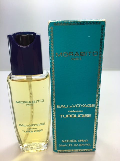 Morabito Eau de voyage collection Turquoise 30 ml. Rare 