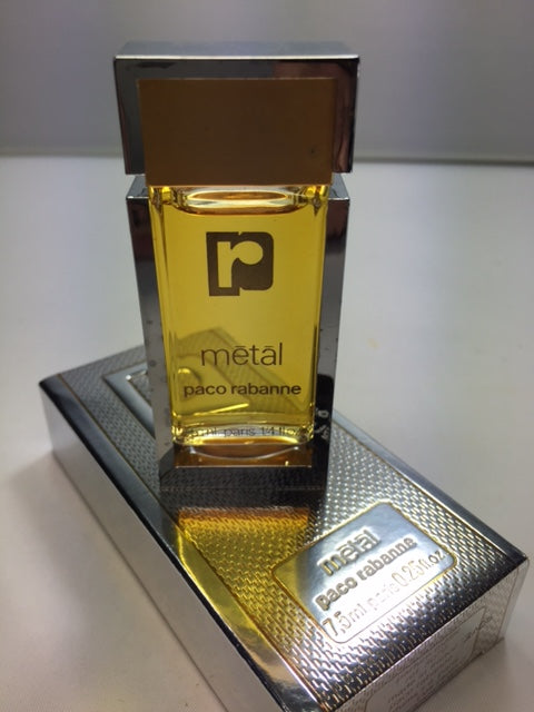Metal Paco Rabanne pure parfum 7,5 ml. Rare vintage first 