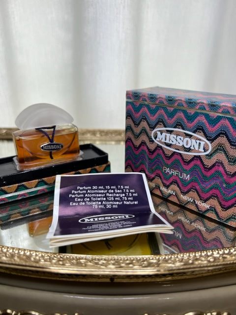 Missoni Missoni pur parfum 7,5 ml. Vintage 1981. Flacon scellé