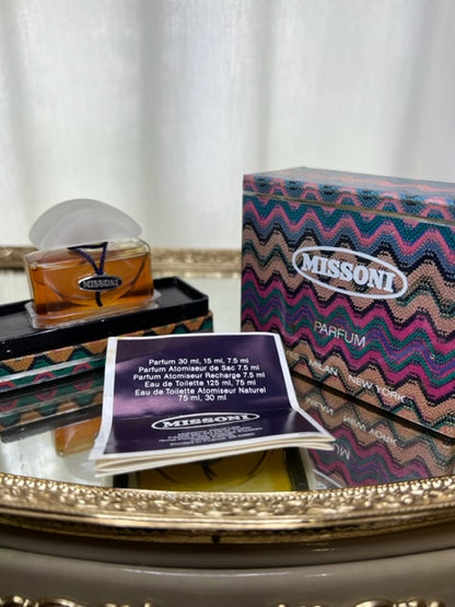 Missoni Missoni pur parfum 7,5 ml. Vintage 1981. Flacon scellé