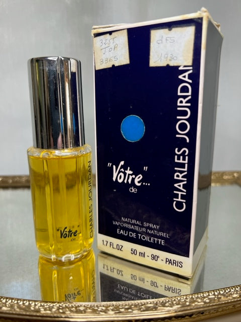 Votre Charles Jourdan edt 50 ml Vintage, original 1978.