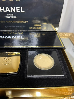 Coco parfum Chanel pressed parfum concentree. Sealed 1984 original edition.