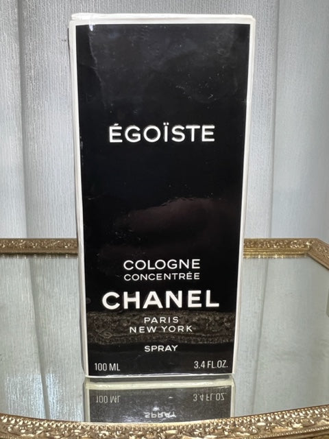 Egoiste Chanel cologne concentree 100 ml. Vintage 1992. Scull, box without