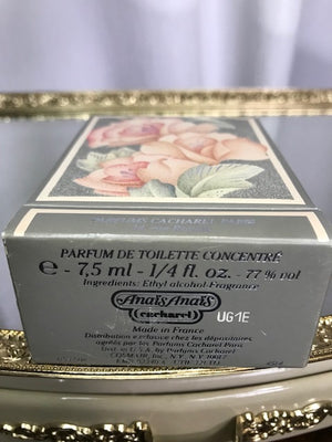 Anais Anais Cacharel parfum concentree 7,5 ml. Rare, vintage, original 1978. Sealed bottle.