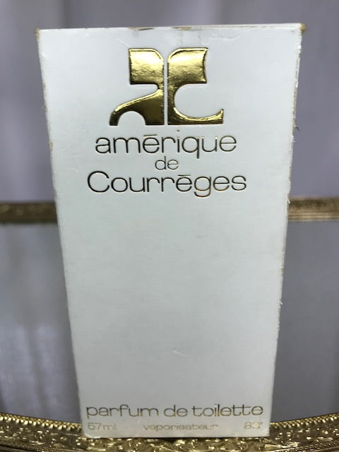 Amerique de Courrèges parfum de toilette 2 oz (57 ml). Rare, original vintage 1974. Excellent état