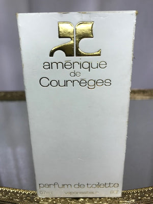 Amerique de Courreges parfum de toilette 2 oz (57 ml). Rare, vintage 1974 original. Best condition