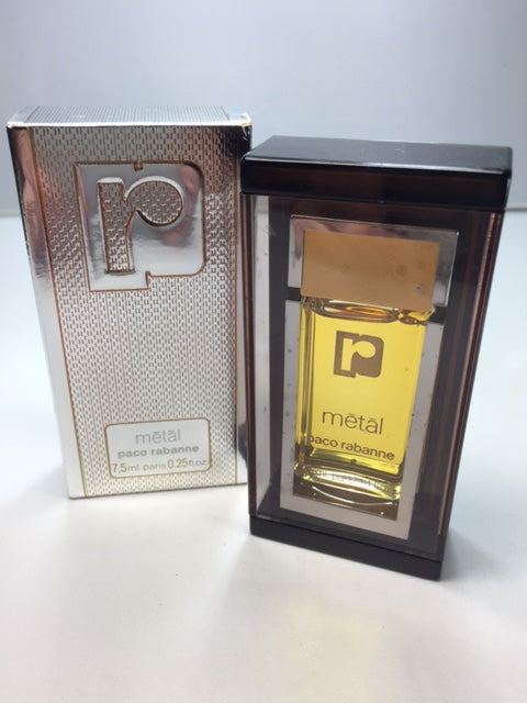 Metal Paco Rabanne pure parfum 7,5 ml. Rare vintage first 