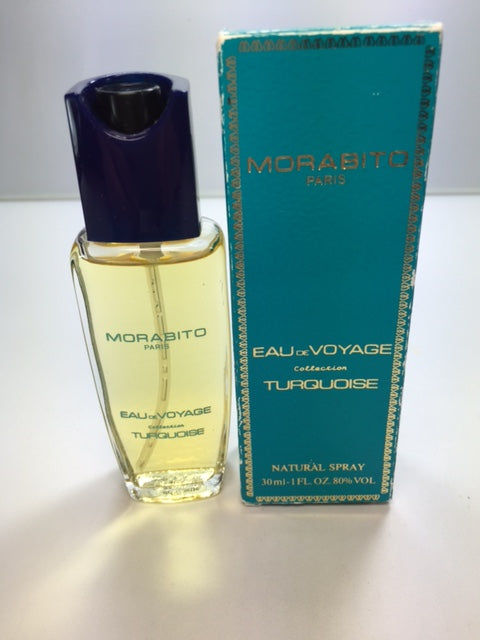 Morabito Eau de voyage collection Turquoise 30 ml. Rare 