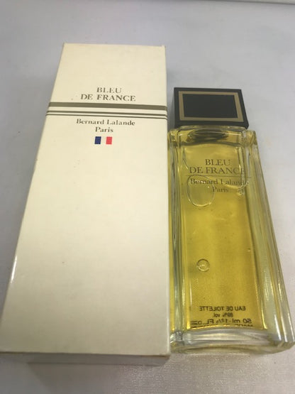 Bleu de France Bernard Lalande edt 50 ml. Raro vintage anni '80 Senza scatola