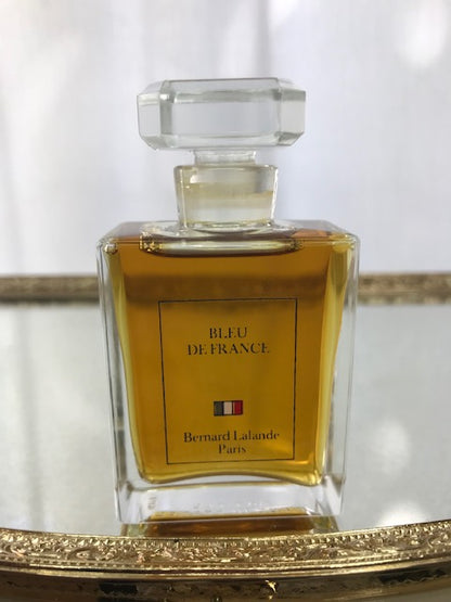 Bleu de France Bernard Lalande pur parfum 30 ml. Flacon en cristal.