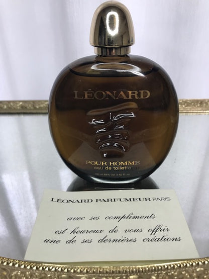 Leonard Pour Homme eau de toilette 100 ml. Original années 1980. Scellé