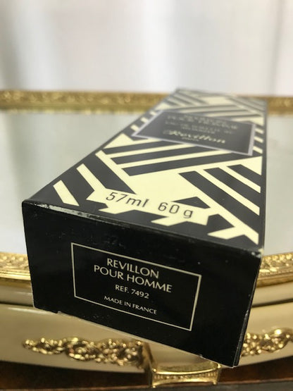 Revillon Pour Homme edt 60 g (57 ml). Rare première édition originale 1977. Superbe état