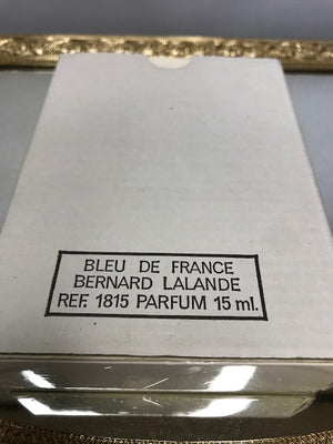 Bleu de France Bernard Lalande pure parfum 15 ml Rare, vintage 1970s. Sealed