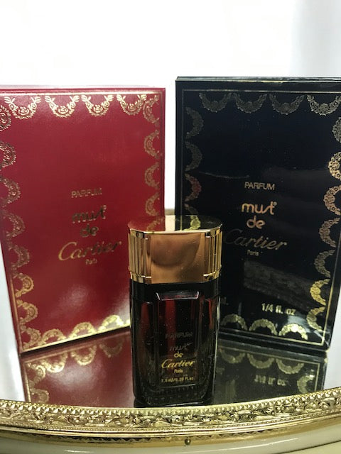 Must de Cartier pure parfum 7,5 ml. Rare original 1981 edition. Sealed
