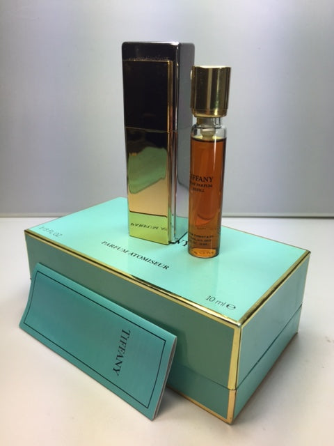 Tiffany Tiffany pure parfum 10 ml in gold case. Rare vintage