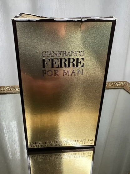 Ferre Gianfranco Ferre for MEN EDT 75 ml. Vintage. Sealed bottle