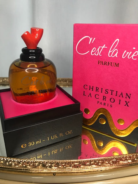 C’est la Vie Lacroix pure parfum 30 ml. Rare, vintage, first edition. Sealed