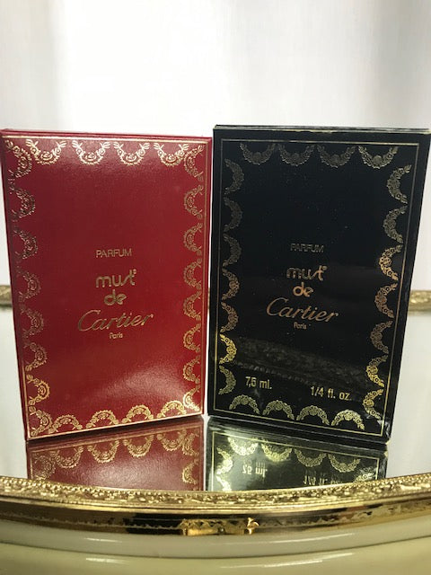 Must de Cartier pure parfum 7,5 ml. Rare édition originale de 1981. Scellé