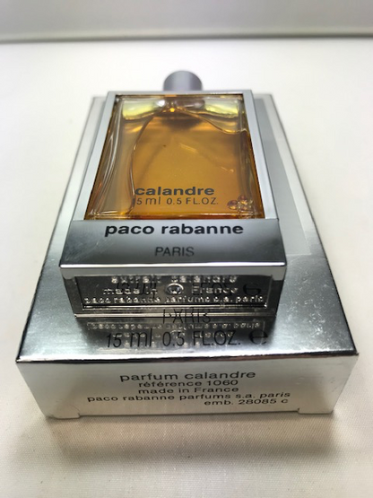 Calandre Paco Rabanne extrait parfum 15 ml. Rare, vintage. Sealed
