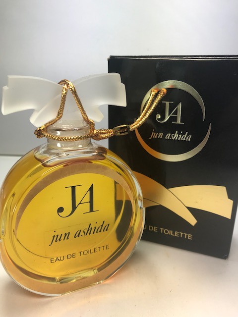 Jun Ashida JA eau de toilette 100 ml. Rare, vintage. Scellé