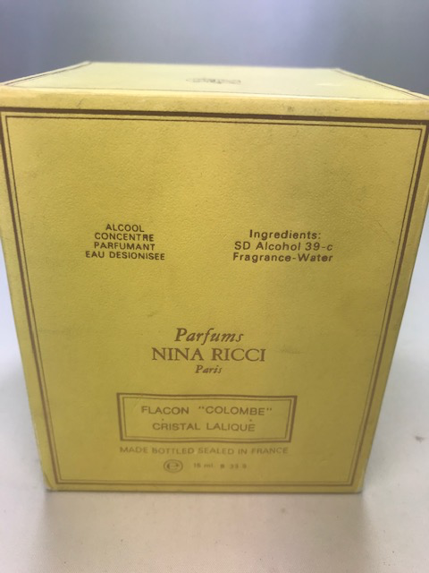 L’Air du Temps Nina Ricci pur parfum 15 ml. Rare, vintage. Scellé.