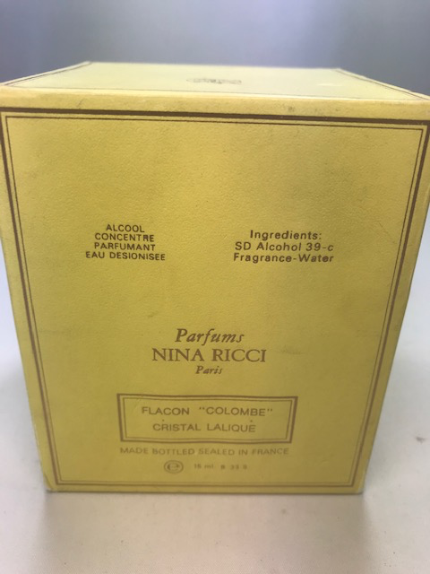 L’Air du Temps Nina Ricci pure parfum 15 ml. Rare, vintage. Sealed.