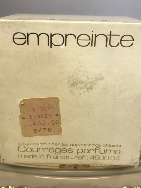 Empreinte Courreges pure parfum 28 ml. Raro, vintage anni '70. Flacone sigillato