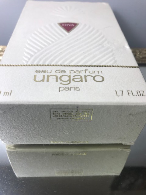 Diva Ungaro edp 50 ml. Rare, vintage, première édition originale 1983. Flacon scellé