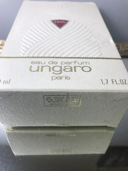 Diva Ungaro edp 50 ml. Rare, vintage, première édition originale 1983. Flacon scellé