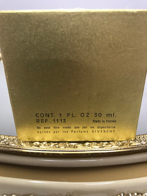 Le de Givenchy pur parfum 30 ml. Extrêmement rare, original 1957. Flacon en cristal. Scellé.